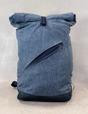 Lululemon Urbanathalon Black Backpack Rucksack 18” Carry On Roll Top Bag Green picture