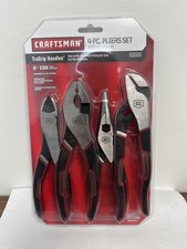 Craftsman 4pc Pliers Set w/ TruGrip Handles 9-02089 NEW picture