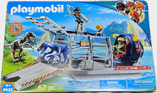 PLAYMOBIL Dinos 9433 Dino Expedition Hovercraft Set, 67-Piece picture