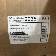 *READ* Genie 2035-TKO Chain Drive 550- Model ½ HPc Garage Door Opener 38957R picture
