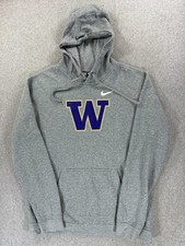 Washington Huskies Nike Screened Logo Campus Hoodie Sweatshirt (Men's Large) picture