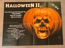 HALLOWEEN II 1981 Vintage UK Quad Cinema Poster Horror Jamie Lee Curtis   picture