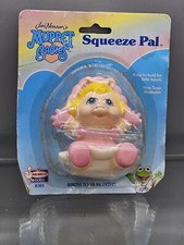Muppet Babies Piggy Squeeze Pal Baby Toy Remco Jim Henson MOC Rare Vtg 1989 picture