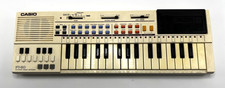 Vtg Casio PT-80 Mini Synth Electronic Keyboard Tested Working World SongRom Pack picture
