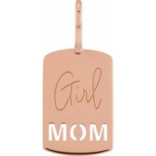 Lumière Maternelle, Rose Gold Girl Mom Pendant picture
