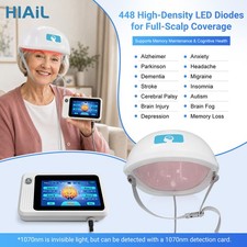 1070nm NIR PBM Helmet 448 LED 4-Zones Red Light Brain Therapy for Parkinson PTSD picture