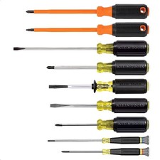 Klein Tools 9-Piece Electrician Screwdriver Set 85850 Ship from USA picture