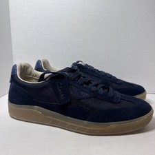 Clarks Mens CraftRally Ace Navi Combi Blue Leather Active  Shoes Size 10 M 86429 picture