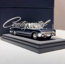 GOC 1:64 HEC Blue Continental X100 Luxury Limousine Model Diecast Metal Car picture