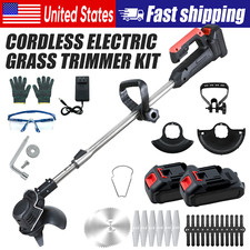 Cordless WeedEater Electric Lawn Mower Lawn Edger Grass String Trimmer 2500W picture