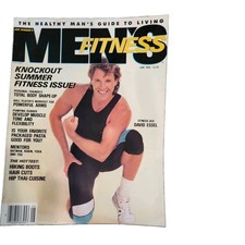 MEN'S FITNESS magazine DAVID ESSEL June 1989 Knockout Summer Fitness Issue picture