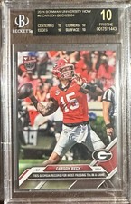BGS 10 CARSON BECK Black Label 2023 TOPPS NOW BOWMAN U Arizona Cardinals Rookie picture