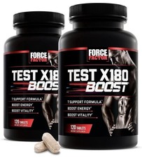 2 Pack 🔥Force Factor Test X180 Boost, Testosterone Booster for Men picture
