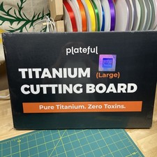 LARGE Plateful Titanium Cutting Board - Real Titanium Cutting Boards for Kitchen picture