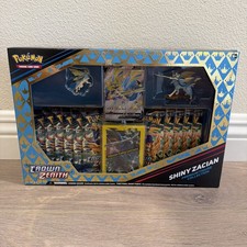 Pokemon Crown Zenith Shiny Zacian Premium Figure Collection 11 Boosters New picture
