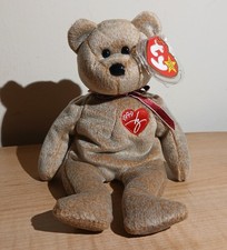 Ty Signature 1999 Bear Beanie Baby Retired NM Rare. picture
