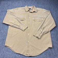 Vintage Patagonia Canvas Shirt Mens Extra Large Sunwashed Brown Flap Pockets picture