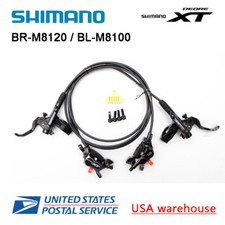SHIMANO XT BL-M8100 BR-M8120 4 Pistons Disc Ice Tech Hydraulic Brake Set picture