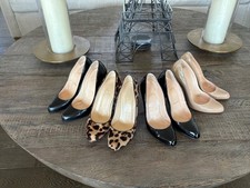 Christian Louboutin Decolette Pumps Almond toe High Heel 4 pair picture