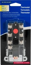 Eastman 60172N Double Throw Upper Element Thermostat for Water Heaters, Black picture