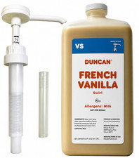 Dunkin Donuts French Vanilla Swirl 64 Oz Jug &  Exp: MIN 90 DAYS picture