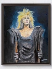 Tina Turner Auntie Entity Mad Max Acrylic Original Art 14x11 Canvas picture