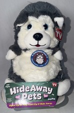 Hideaway Pets Siberian Husky Open Up To Play, Curl Up & Hideaway Collectible New picture