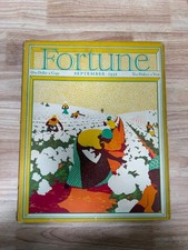 Fortune Magazine September 1931 Edwin Georgi Cotton Pickers Art Deco Vintage picture