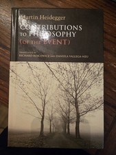 Contributions to Philosophy (of the Event) by Martin Heidegger (2012, Hardcover) picture