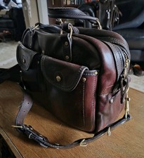 Moose Brand Leather/ The Leather Shop Urban Messenger Bag Brown (Custom) picture
