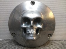 VTG. J.B. 1995  Harley Chopper Skull 3D Derby COVER  3-HOLE (READ)  MADE IN USA picture