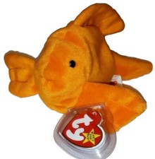Ty Beanie Baby GOLDIE the Goldfish Fish 7.5