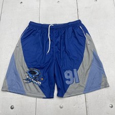 Tampa Bay Thunder Shorts Mens XL Blue Gray Hockey NBHL Mylec 91 Mesh Practice picture