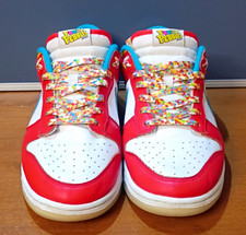 Nike Dunk Low x LeBron James x Fruity Pebbles Habanero Red DH8009-600 picture