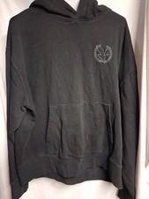 Amercan eagle mens size large black hoodie logo  picture
