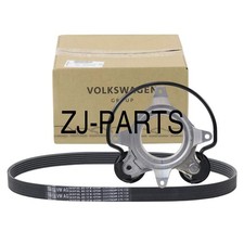 Genuine 06N903133A Belt Tensioner + 06L903137 Serpentine Belt For Audi VW 2.0T picture