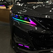 RGB Full LED Headlights For Toyota Camry 2018-2024 Rainbow Front Lamps Assembly picture