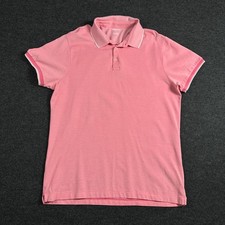 Bonobos Men’s Large Slim Fit Coral Pink Polo Shirt 100% Cotton picture