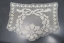 vintage hand crocheted panel picture