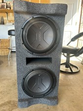 Kenwood Dual Subwoofer Box – Car Audio Bass Speakers picture