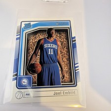 2024-25 Donruss Joel Embiid Rated Rookie Oversized Reprint Insert SILVER  picture