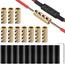 10Pcs 6-10AWG 6 8 10 Gauge Wire Connector Nut Kit, 80Amps Splicing Screw Quick W picture