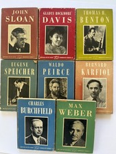 1940's AMERICAN ARTISTS GROUP monograph ~ lot of 8 ~ modern art BENTON SLOAN picture
