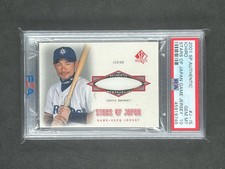 2001 SP AUTHENTIC ICHIRO STARS OF JAPAN GAME-USED ROOKIE RC PATCH ROOKIE PSA 10 picture