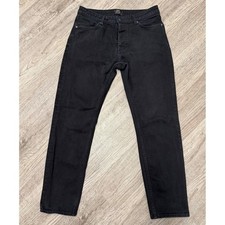 Neuw Stockholm Melbourne 2009 Mens Black Denim Jeans Size 32x30 picture