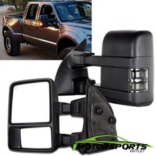 For 2008-2015 Ford F250 F350 F450 F550 Power Heated Towing Mirrors Led Light picture