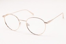NEW OTIS+GREY OG 9007 GOLD ROUND AUTHENTIC DESIGNER EYEGLASSES 49-20 picture