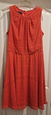 Covington Woman Sleeveless Coral Dress Size 16W picture