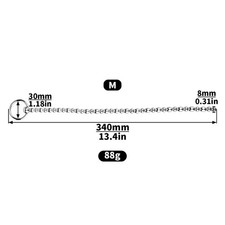 New Metal Beads Urethral Sounding Insertion Dilator Stick Enhancer 14.2'' Male picture
