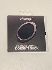 OhSnap Snap 5 Magnetic UltraThin Phone Grip & Stand w/ Magsafe - Boring Black picture